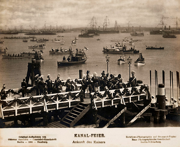 Kaiserzeit - Einweihung Nord-Ostsee-Kanal 1895