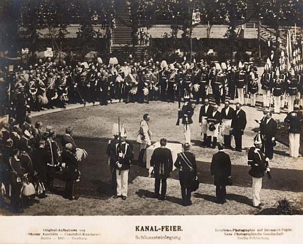 Imperial area - Inauguration of Kaiser-Wilhellm Canal 1895