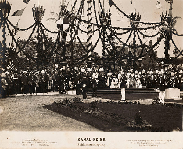 Kaiserzeit - Einweihung Nord-Ostsee-Kanal 1895