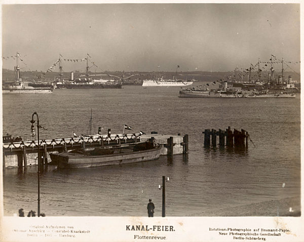 Kaiserzeit - Einweihung Nord-Ostsee-Kanal 1895