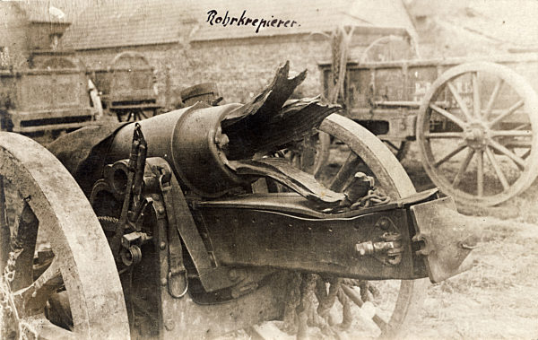 I. WK - Rohrkrepierer um 1916