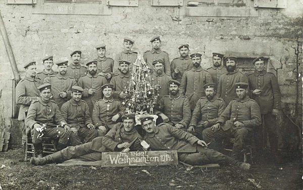 I. WK - Weihnachten 1914 Im Felde