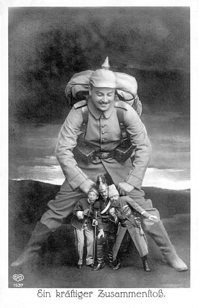 I. WK - Postkarte - Deutsche Propaganda