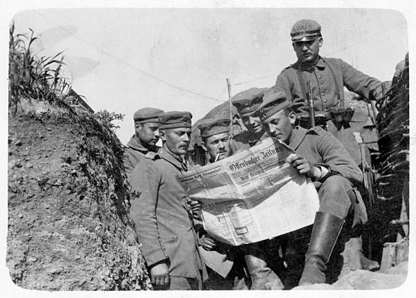 I. WK - Westfront - Alltag im Schützengraben