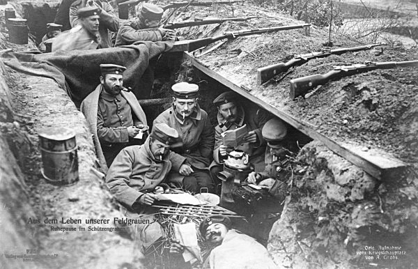 I. WK - Im Schützengraben