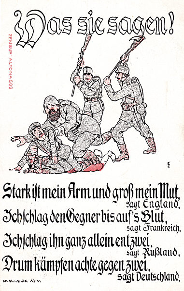 I WK - Kriegspostkarte