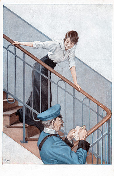 I WK - Postkarte Feldpost