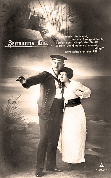 I. WK - Postkarte - Seemanns Los
