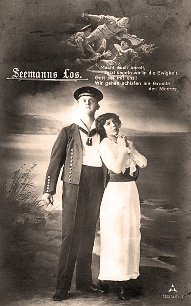 I. WK - Postkarte - Seemanns Los