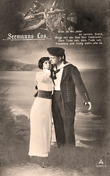 I. WK - Postkarte - Seemanns Los