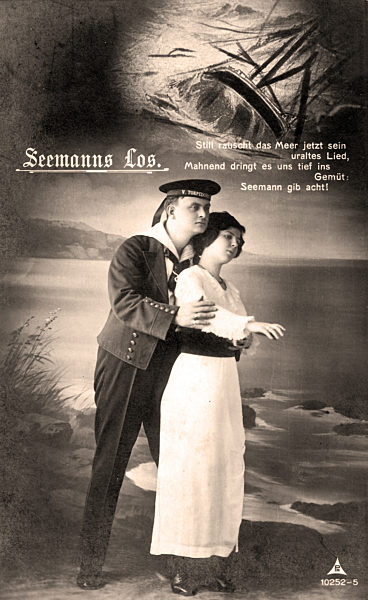 I. WK - Postkarte - Seemanns Los