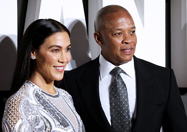 Nicole Threatt and Dr Dre at 'The Defiant Ones' Screening in London