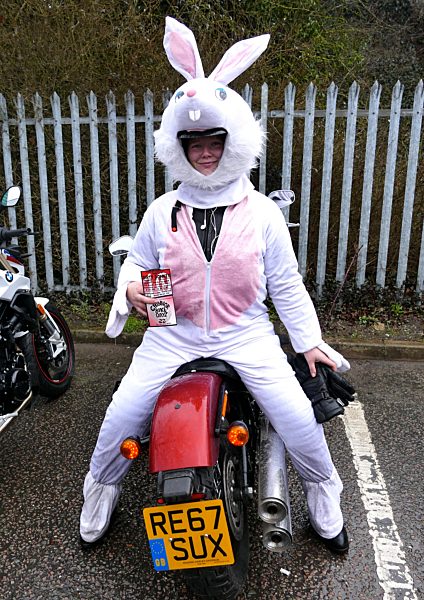 Motorcycle Egg Run, Reading, Berkshire, UK - 30 Mar 2018