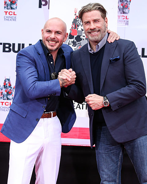 Pitbull Hand And Footprint Ceremony
