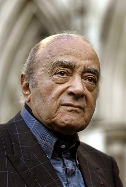 Princess Diana and Dodi Al Fayed deaths inquest - Mohamed Al Fayed arrives...