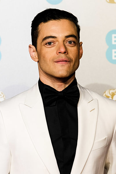 Rami Malek poses on the red carpet at the British Academy Film Awards on Sunday 10 February 2019
