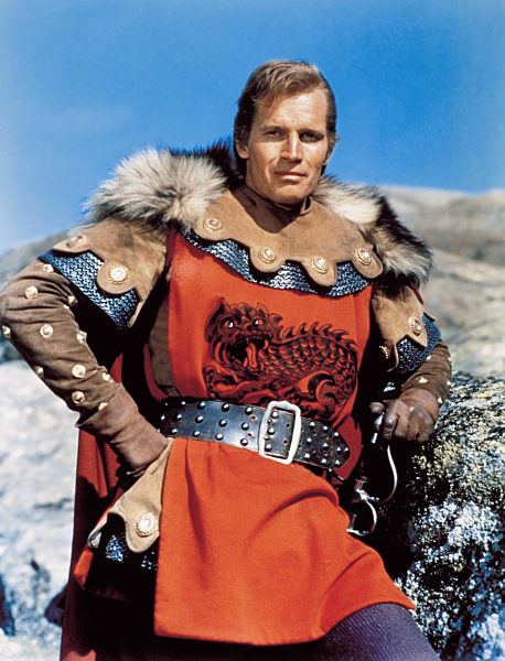 1961; Actor CHARLTON HESTON in 'El Cid" in 1961...
