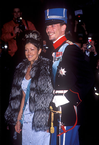 Prince Joachim of Denmark and Alexandra, Countess of Frederiksborg, attend Queen Margrethe II of Denmark's 60th Birthday Celebrations in Copenhagen. Gala Performance At The Royal Theatre.