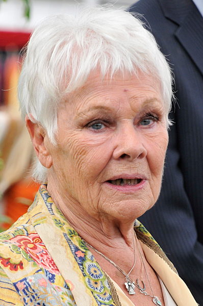 Dame Judi Dench at the RHS Chelsea Flower Show on Press Day - 20 May 2019.