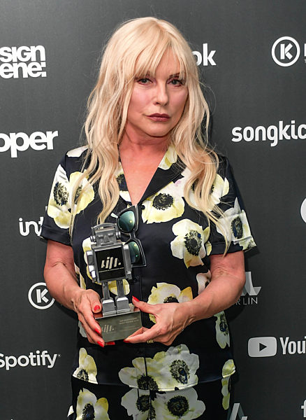 Debbie Harry presented with lifetime achievement award at the AIM Awards 2019, Roundhouse, Camden, London