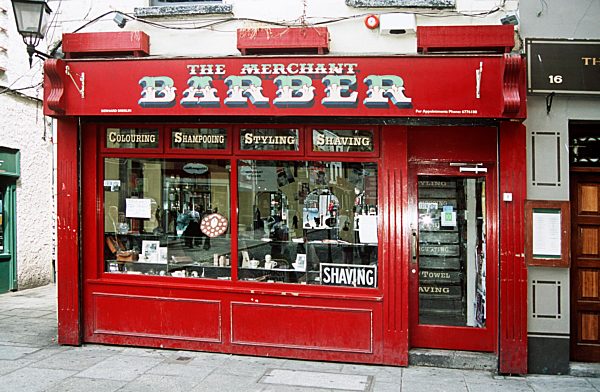 Bernard Breslin¿s Merchant Barber shop..........
