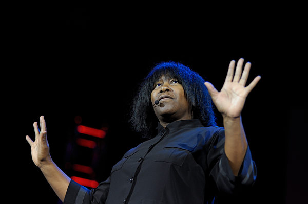 Joan Armatrading performs in concert at the Brighton Dome on 13 April 2010.