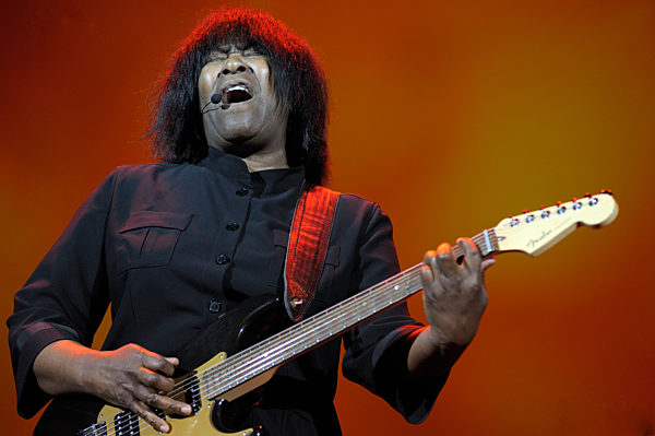 Joan Armatrading performs in concert at the Brighton Dome on 13 April 2010.