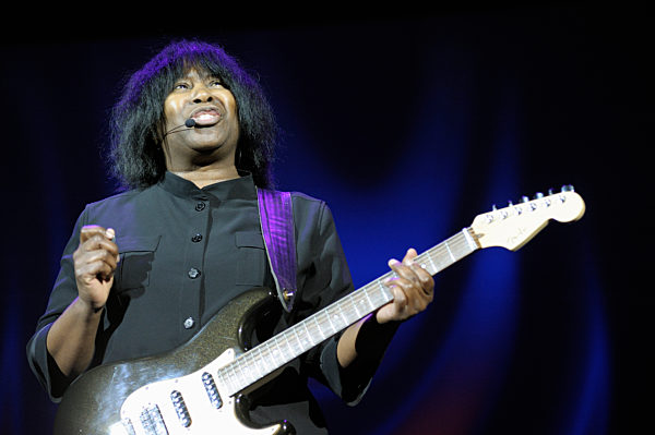 Joan Armatrading performs in concert at the Brighton Dome on 13 April 2010.
