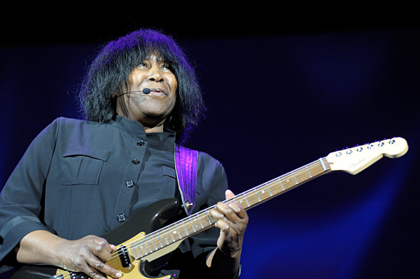 Joan Armatrading performs in concert at the Brighton Dome on 13 April 2010.
