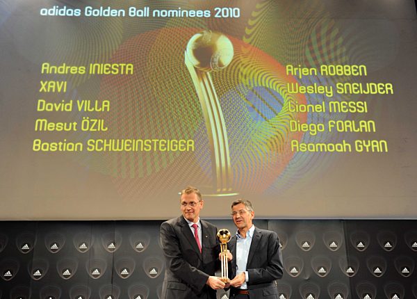 SOUTH AFRICA-JOHANNESBURG- FIFA WORLD CUP-GOLDEN BALL AWARD NOMINEES
