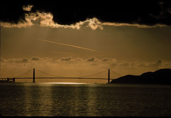 San Francisco California sunlight under..........