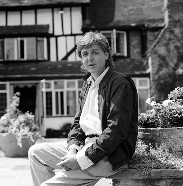 Paul McCartney at home