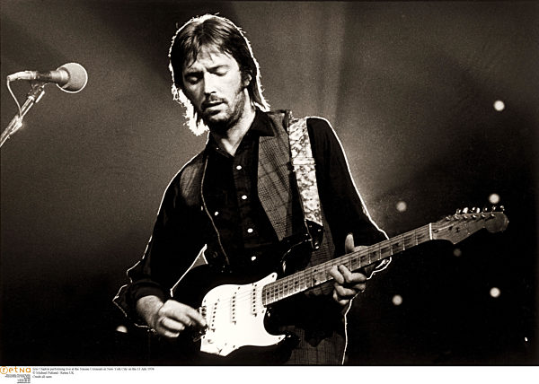 Eric Clapton performing live at the Nassau Coliseum in New York City on the 13 J