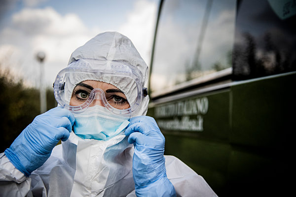 The Italian Army collaborates in aid of Ares 118 of Lazio region, Rome, Italy