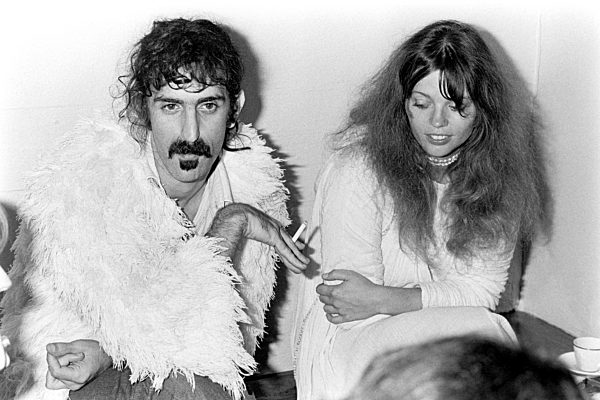 Frank Zappa   and his wife. Copenhagen,..........