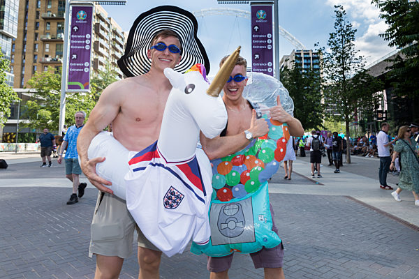 England vs Croatia, Euro 2020, Wembley Park, UK