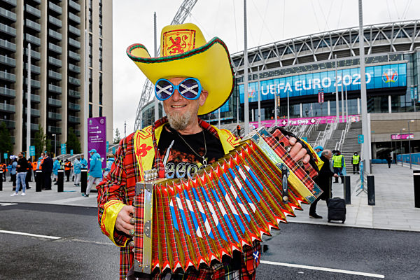 England vs Scotland, Euro 2020, Wembley Stadium, UK