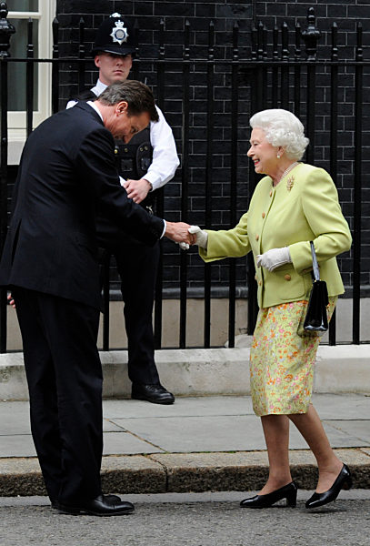 The Queen and the Duke of Edinburgh visit No.10