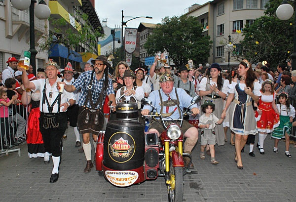 Oktoberfest in Blumenau, Brasilien