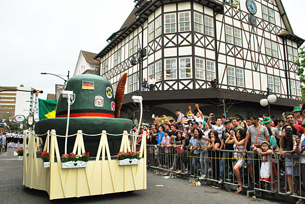 Oktoberfest in Blumenau, Brasilien