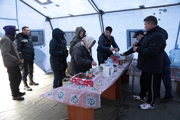 Response effort to consequences of Russian occupation in Borodianka