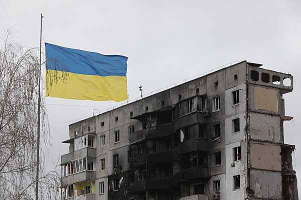 Response effort to consequences of Russian occupation in Borodianka