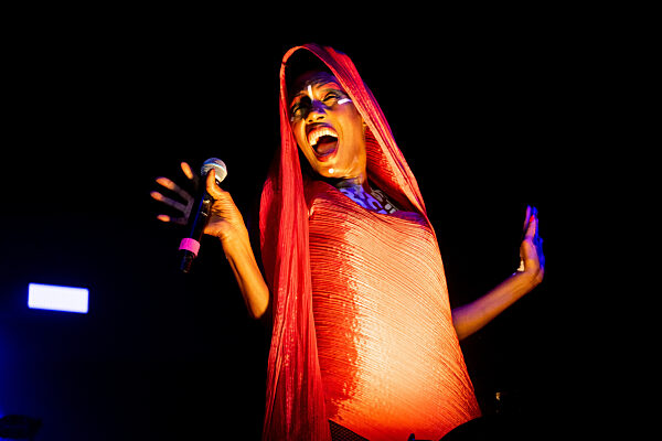 Grace Jones at kite Festival