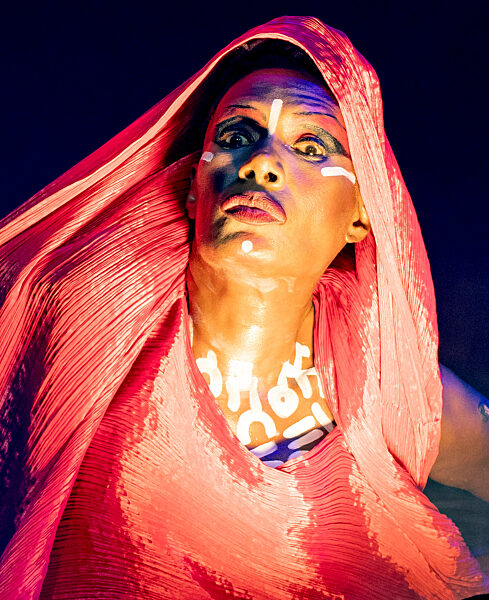 Grace Jones at kite Festival
