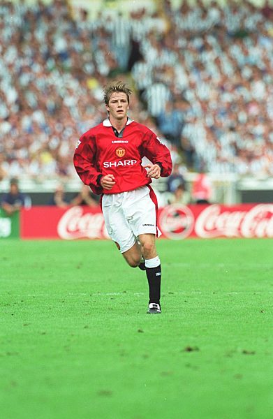 DAVID BECKHAM
Manchester Utd FC and England International
(Manchester Utd v Newcastle Utd, Littlewoods FA Charity Shield)
COMPULSORY CREDIT: UPPA/Photoshot
Photo UGL 011921/E-23
11.08.1996