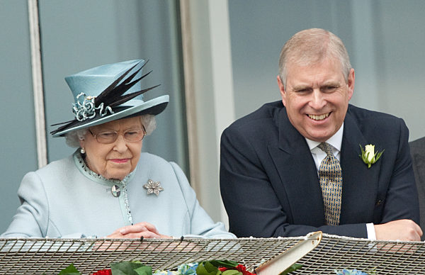 The Queen & Prince Andrew at the Investec Epsom Derby 2013. Epsom, UK, 1-6-13 at the Investec Epsom Derby 2013. Epsom, UK, 1-6-13