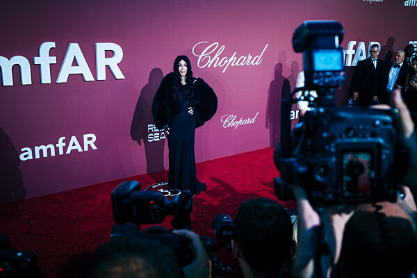 30th edition of amfAR Gala Cannes HÃ_tel du Cap, Eden Roc during the 77th Festival de Canne