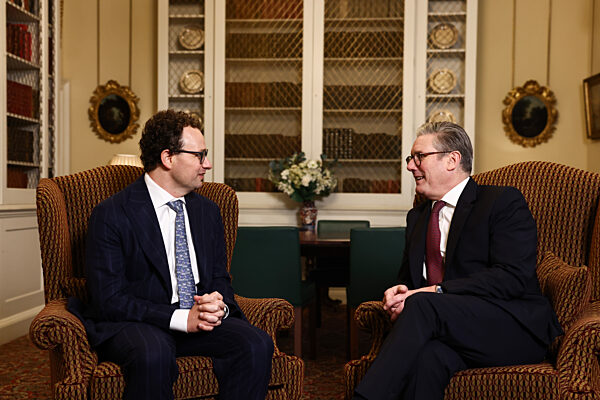 Prime Minister Keir Starmer meets Dario Amodei CEO of Anthropic