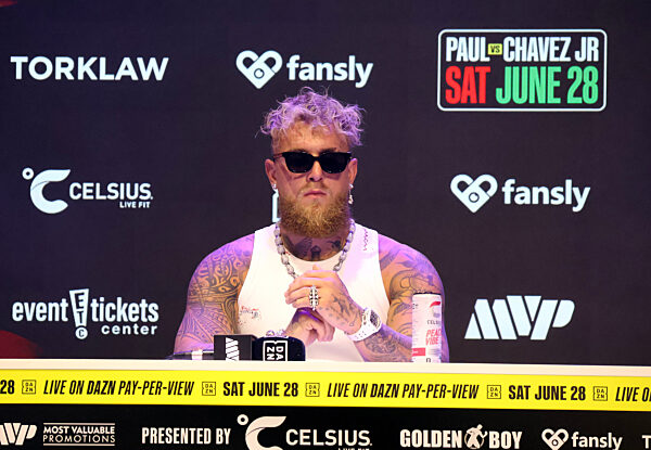 Jake Paul vs. Julio Cesar Chavez Jr. Press Conference, Los Angeles, California, USA - 14 May 2025