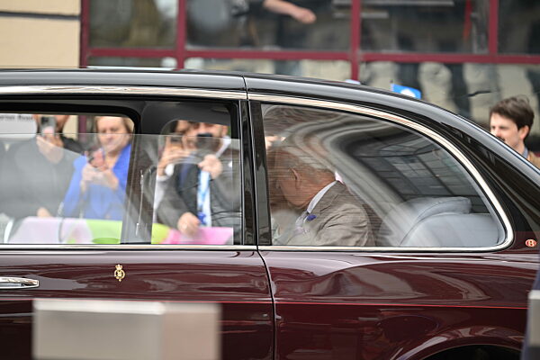 HRH King Charles and HM Queen Camilla visit Bradford Live